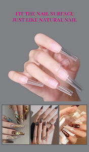 <span class=keywords><strong>Uñas</strong></span> <span class=keywords><strong>Postizas</strong></span> Acrílicas <span class=keywords><strong>de</strong></span> Lujo, Cobertura Completa, Transparentes, Forma Almendrada, para Uso en Salón, Material PMMA, <span class=keywords><strong>Uñas</strong></span> <span class=keywords><strong>de</strong></span> Extensión, 15 Tamaños, Venta al por Mayor - Product Image 6