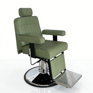 Prezzo di fabbrica all'ingrosso barbiere parrucchiere sedia Styling pesante reclinabile rotazione rotonda Base barbiere sedia per gli uomini - Product Image 1