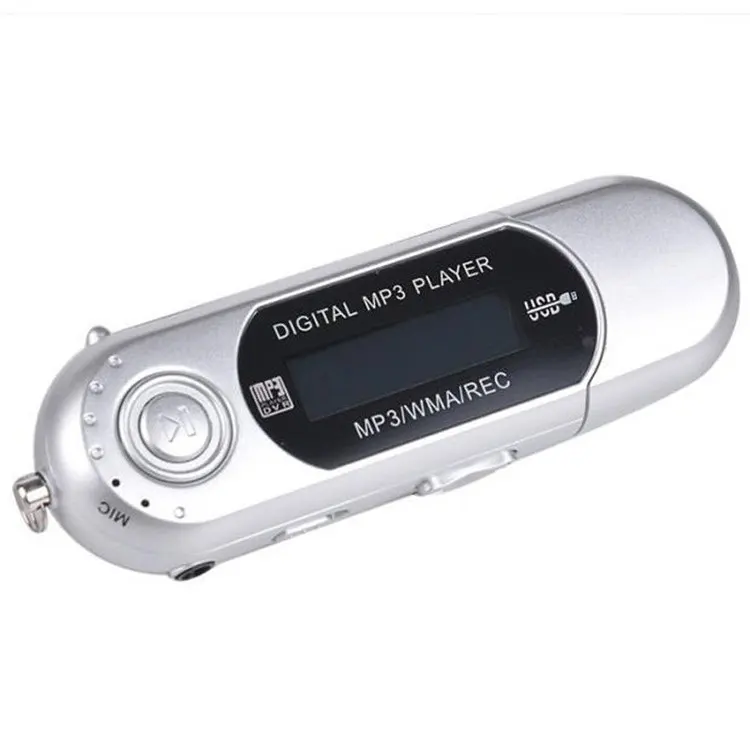 Mini reproductor de MP3 portátil, USB Flash, pantalla LCD Digital, reproductor de música mp3