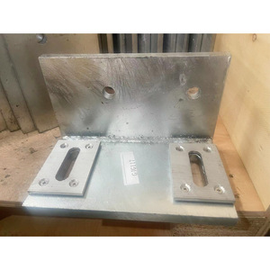 Support d'angle en acier inoxydable de 10 mm d'épaisseur, pièces de machines de construction découpées au laser - Product Image 1