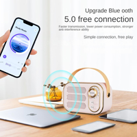 Haut-parleur Bluetooth portable sans fil avec logo personnalisé, nouveau tissu, mini subwoofer, idéal pour l'extérieur, cadeau promotionnel
