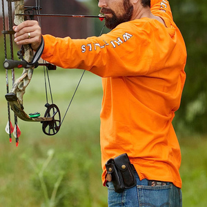 OEM 맞춤 남성용 면 통기성 사냥복 다양한 색상 선택 옷 오렌지 사파리 슈트 사냥 셔츠 - Product Image 2