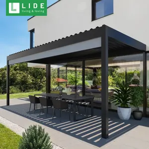 Pergola Automatic Roof Louvre With Rain Sensor Pergolas Outdoor