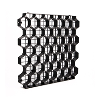 Grille de gazon HDPE pour toit, jardin, parking, vert, compressif et porteur