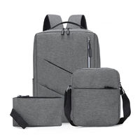 Sac à dos d'affaires en nylon Oxford imperméable antivol avec logo personnalisé, grand sac à dos pour ordinateur portable avec charge USB intelligente, pour une utilisation quotidienne en extérieur