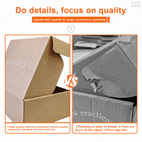 Fabricant de boîtes à courrier en carton ondulé Kraft, boîte à courrier personnalisée avec logo imprimé, emballage boutique, vente au détail, OEM, boîte à courrier en carton ondulé