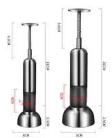 Syh236 Outil de dénoyautage en acier inoxydable pour dattes rouges, jujubes, cerises et olives, pour la cuisine domestique, accessoire de retrait des noyaux et des pépins