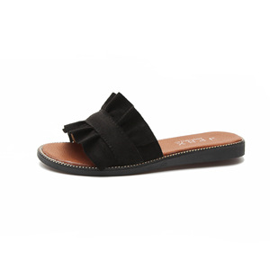 Stsdnd8 — chaussures pour femmes, pantoufles, nu-pieds de plage, tongs à volants, loisirs, printemps et été 2022 - Product Image 6