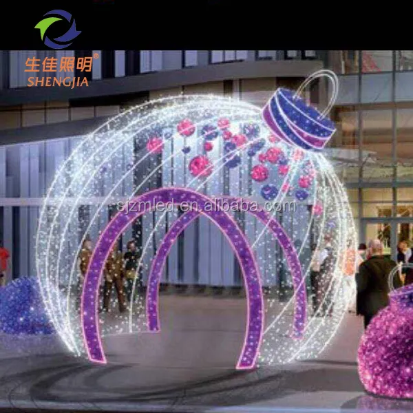 The Factory wholesale Outdoor Christmas 3D Supermarket decoration christmas snowman deer motif light