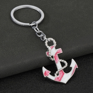 Porte-clés mousqueton 3D stéréo en alliage, motif <span class=keywords><strong>ancre</strong></span> <span class=keywords><strong>de</strong></span> <span class=keywords><strong>bateau</strong></span> pirate - Léger, étanche, badge d'aventure - Product Image 5