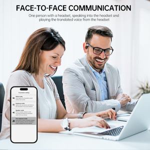 Dispositivo de Traducción Inteligente Personalizado, Gafas Inteligentes con Voz en Vietnamita, Auriculares con Traductor, Audífonos con 144 Idiomas - Product Image 4