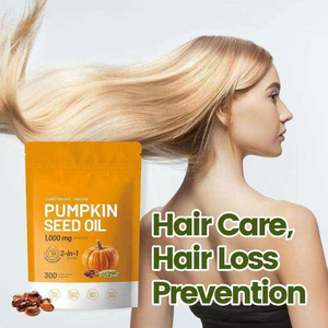 Cápsulas de Aceite de Semilla de Calabaza Prensado en Frío Gentian OEM, Favorece la Salud de la Próstata, el Crecimiento del Cabello y la Salud del Tracto Urinario - Product Image 4
