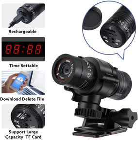 Hd 1080P 720P超広角レンズ内蔵リチウム電池オートバイ自転車ヘルメットアクションスポーツカメラ - Product Image 2