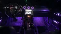 Éclairage d'ambiance intérieur de voiture LED Symphony 256 couleurs pour Ford Mustang 2015-2023, accessoires de bande lumineuse d'ambiance