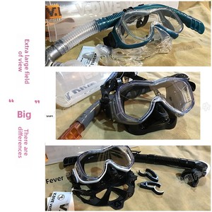 V.DIVE 301 Máscara de buceo con vista panorámica, <span class=keywords><strong>snorkel</strong></span>, set de buceo profundo y <span class=keywords><strong>snorkel</strong></span> VDIVE - Product Image 2