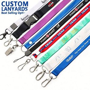 Promotional <b>Polyester</b> Strap <b>Lanyard</b> Custom Logo Attachment Badge Id Card Keychain <b>Lanyard</b> Holder - Product Image 3