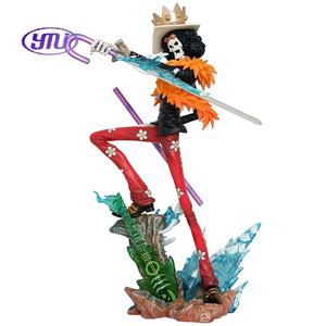 2025รูปแบบใหม่ LX สองปีต่อมา Brook <span class=keywords><strong>One</strong></span> pieced King <span class=keywords><strong>Souls</strong></span> GK ท่าทางการต่อสู้ขนาดใหญ่รูปการ์ตูนอะนิเมะตัวละคร - Product Image 1