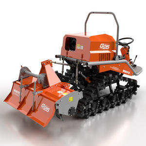 Tracteur diesel Wn-G25 18 kW à chenilles triangulaires, largeur de travail de 1200 mm, rotoculteur à chenilles - Product Image 4