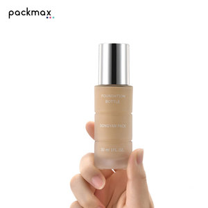 Flacon en verre de 30 ml au design unique et original — idéal pour les lotions, sérums, cosmétiques et fonds de teint liquides - Product Image 3