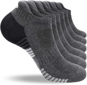 XIANGHUI peut logo personnalisé conception Sport cheville athlétique <span class=keywords><strong>course</strong></span> coupe basse talon protéger hommes et femmes chaussettes de Sport - Product Image 5