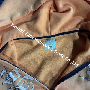 HD2548 erkekler yüksek kaliteli pamuk kalın ağır polar fermuarlı kapüşonlu eşofman üstü damla omuz puf baskı boy Hoodie özel - Product Image 5