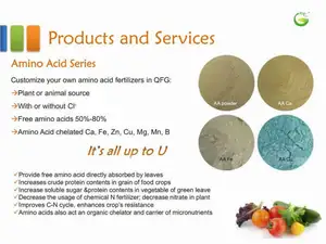 Fertilizante orgánico en polvo de aminoácido, la mejor calidad, el mejor precio, 50%-80%