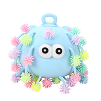 Décompression TPR 2024 OEM jouets à presser mignon neige moelleux balle anti-stress led fidget jouets pour enfants