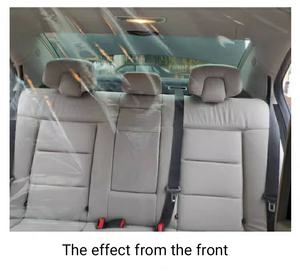 PVC transparente anti <span class=keywords><strong>niebla</strong></span> de gotas Taxi plástico aislamiento de automóviles Seat vehículo película película de aislamiento de - Product Image 3