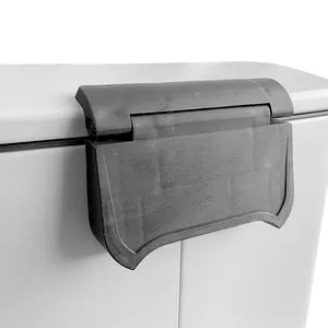 Mutfak paslanmaz çelik ayak işletilen en iyi atık toz kutusu çöp kutusu çöp tenekesi ile pedalı banyo Metal çöp kutusu 20l pedalı