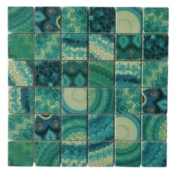 Adesivi per Piastrelle a Mosaico Stampati a Getto d'Inchiostro 6mm, Parquet Minimalista Quadrato in Marmo per Bagno <span class=keywords><strong>e</strong></span> Cucina, Rivestimento per Pavimenti <span class=keywords><strong>e</strong></span> Pareti - Product Image 6