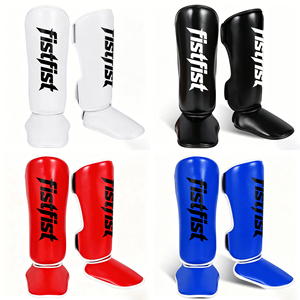 Protège-tibias FISTFIST pour le kickboxing, coussinets de frappe pour le <span class=keywords><strong>MMA</strong></span>, le Muay Thai et la boxe, équipement de protection pour les arts <span class=keywords><strong>martiaux</strong></span>, durable et confortable - Product Image 1
