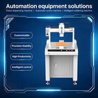 Machine de distribution de colle double Y-portal hors ligne avec écran tactile CCD inclinable pour tables jumelées
