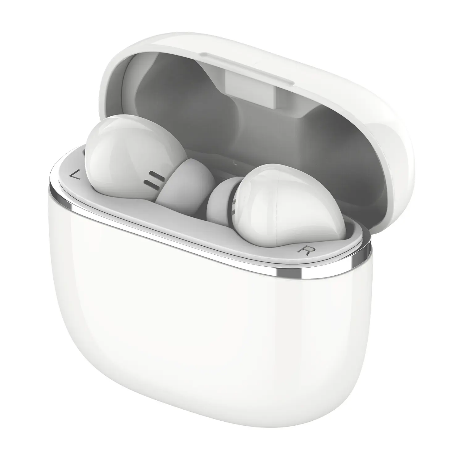Amazon ขายร้อนจำนวนมากซื้อปลั๊กอุดหูไร้สายโลหะผสมโลหะหูฟังไร้สายบลูทูธมินิ Android Ear Pods