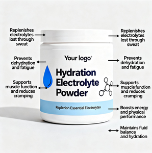 Mistura de Bebida em Pó com Eletrólitos Sabor Melancia, Suplemento Vitamínico em Pacotes para Hidratação - Product Image 3