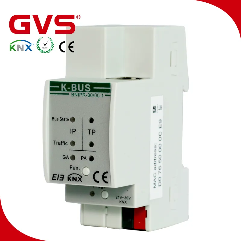 High Quality GVS KNX K-bus KNX/EIB KNX IP Router Intelligent Control System Switch Wholesale Factory Smart Home Automation