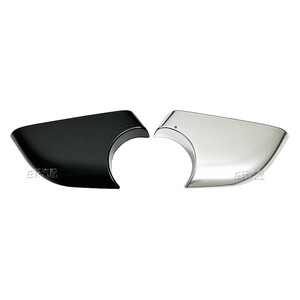 Tesla Model 3 Rearview <b>Mirror</b> Bottom Cover <b>Plastic</b> Full Set Black And Silver - Product Image 1