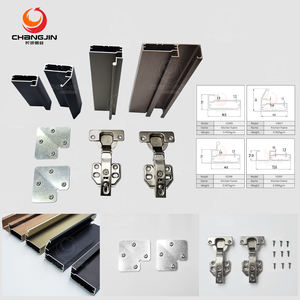 Profilés en aluminium peu encombrants <span class=keywords><strong>pour</strong></span> <span class=keywords><strong>cadre</strong></span> de porte d'armoire adaptés aux placards de cuisine petits espaces de vie - Product Image 4