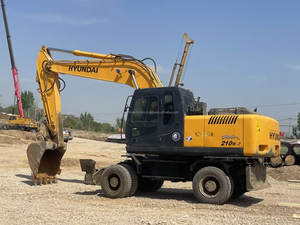 Excavatrice sur pneus Hyundai 210W-7 d'occasion de haute qualité de Corée du Sud à vendre - Product Image 4