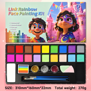 <span class=keywords><strong>Kit</strong></span> de fournitures de peinture temporaire pour enfants pour tous les âges pour les fêtes d'Halloween, de Noël et du Nouvel An - Product Image 2