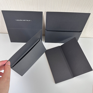 Biểu Tượng Tùy Chỉnh Gấp Đảng Lời Mời Chủ Thẻ Phong Bì Thời Trang Bông Giấy Kraft Chất Liệu Với Thương Hiệu In Ấn - Product Image 5