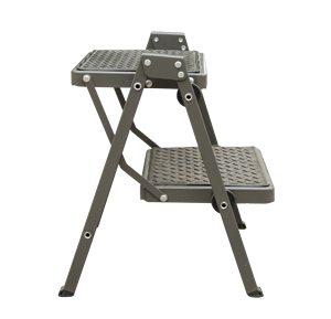 Escalera Plegable de Acero de 2 Peldaños, Plataforma Antideslizante, Escalera Pequeña Portátil de Acero para el Hogar y la Cocina - Product Image 4