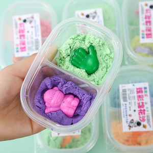 Arena espacial, arena de algodón, juego de manualidades para niños, plastilina colorida para niños de 2 a 6 años - Product Image 2