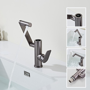 Yuson Ysa60-serie Aluminiumlegering Moderne Stijl Enkele Handgreep Één Gat Bak Kraan Mengkraan - Product Image 5