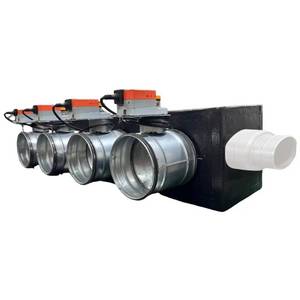 Persianas Motorizadas de PVC Expandido Flexible de 4 Zonas, Diseño Industrial, CA 230V, Modelo Lindab 160/200mm, Ventilación de Montaje Lateral - Product Image 1