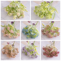 CL10003 Bouquet de Gypsophile en Mousse de Fleurs Artificielles Arrangements Floraux Centres de Table pour Décoration de Maison