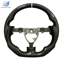 Volant de direction en cuir noir de haute qualité adapté à l'FJ Cruiser 2007-2019, volant sport en fibre de carbone véritable