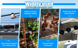 OEM ODM CE certifié barrière de maille d'oiseau de 8 pouces avec des clips panneaux solaires panneaux solaires Pigeon Proofing panneau solaire Bird Critter Guard - Product Image 6