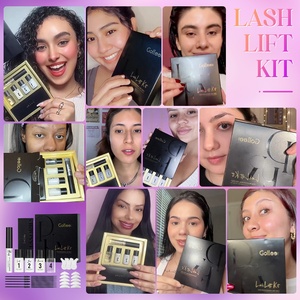 Kit di <span class=keywords><strong>Laminazione</strong></span> <span class=keywords><strong>Ciglia</strong></span> e Sopracciglia alla Cheratina Gollee Lifting <span class=keywords><strong>Ciglia</strong></span> Crema Coreana per Sopracciglia e Kit di Tinta Personalizzabile con Colore Nero - Product Image 4