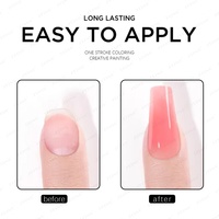 Kit de gel acrylique JTING de haute qualité à construction rapide, 18 couleurs, tube de 60 ml, professionnel pour l'extension des ongles, gel acrylique pailleté, polygel