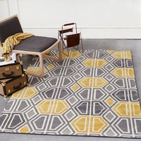 Tapis de salon oriental de luxe sur mesure, fait main, en soie et laine, style traditionnel, vente chaude